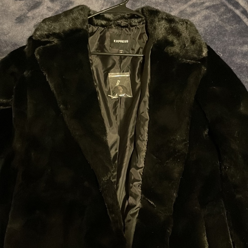Black Express Winter Coat New With Tags